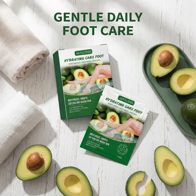 Exfoliating Foot Mask Anti Cracked Remove Dead Skin Heel Calluses Enhances Elasticity Moisturize Brighten Soften Feet Skin Care Peaceful Pleasures Health and Wellness