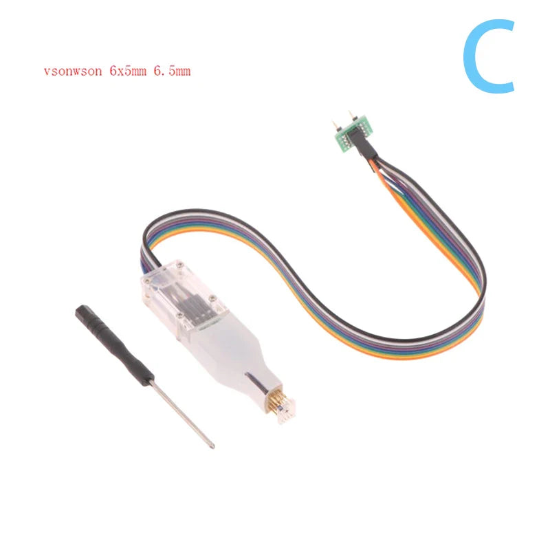 SOP8 WSON Flash EEPROM Chip Burner Cable – Spring Probes
