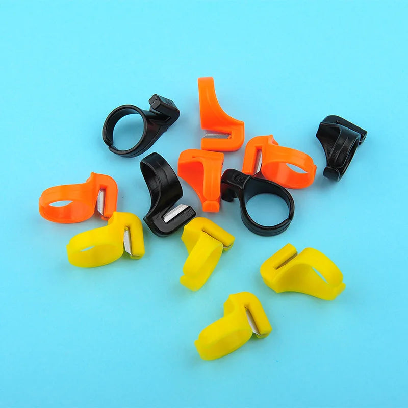 Plastic Thimble Finger Ring Thread Cutter | Sewing Tool