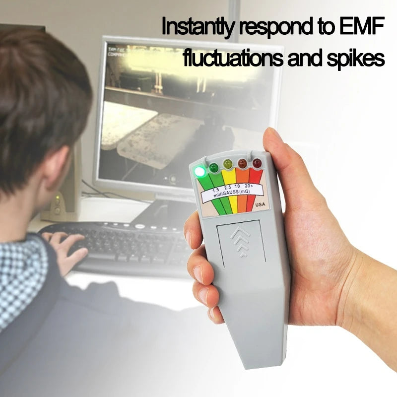 Radiation Detector Digital Electromotive Force Meter Gauss Meter Dosimeter Tester Handheld Electromagnetic Field Radiation Meter Peaceful Pleasures Health and Wellness