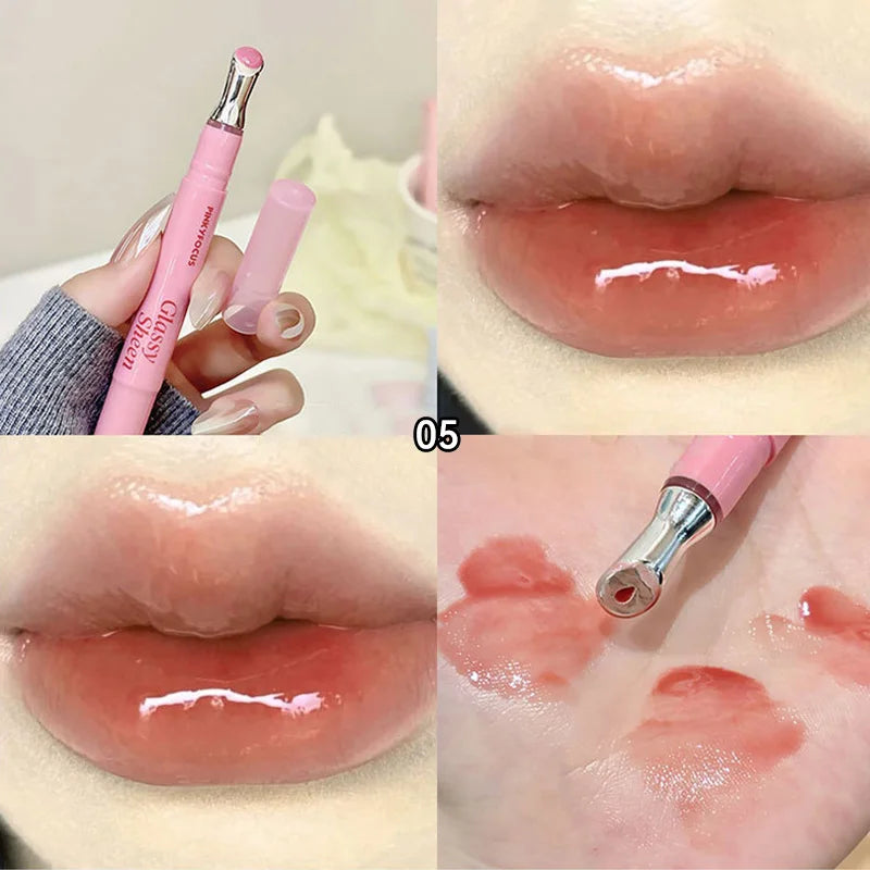 Pinkyfocus Moisturizing Lip Gloss | Non-Sticky Water-Glass Finish