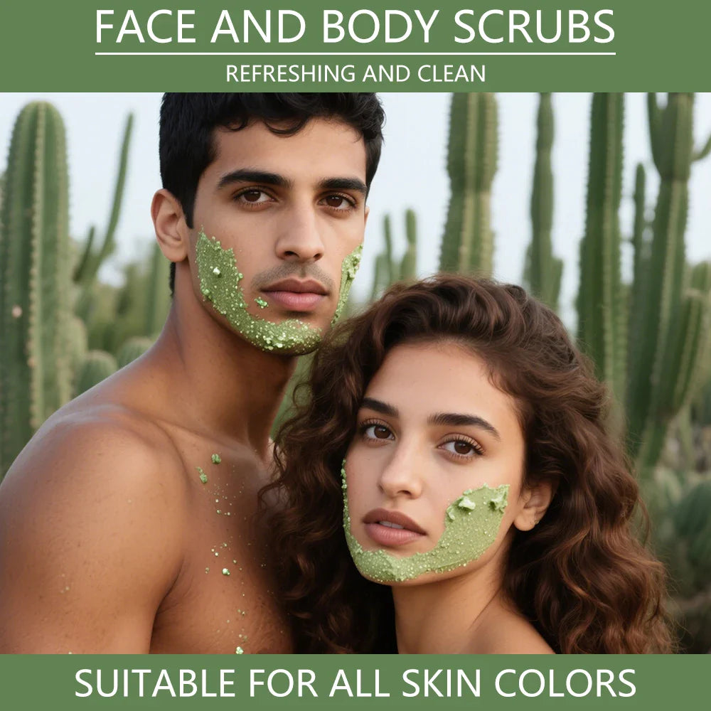 SUYARUN Shea Butter & Aloe Vera Exfoliating Face & Body Scrub