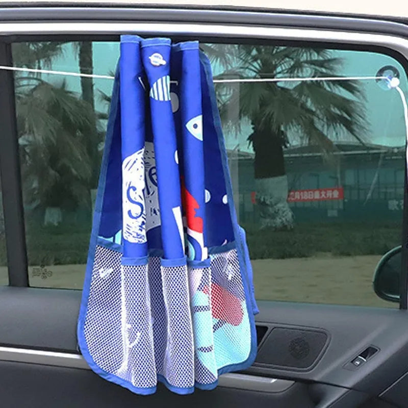 Dinosaur Car Window Sun Shade Curtain | SUV & Car Side Shades
