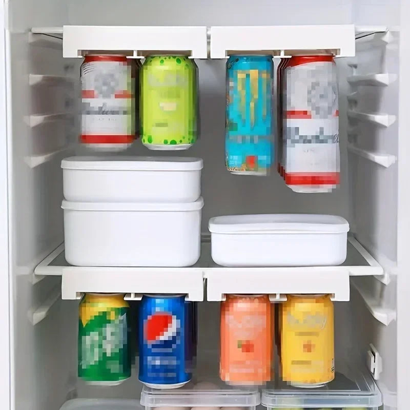 Refrigerator Storage Cabinet Drawer Dish Drainer Beverage Rack Plastic Food Storage Rack Kitchen Organizer Kitchen Accessories Peaceful Pleasures Health and Wellness