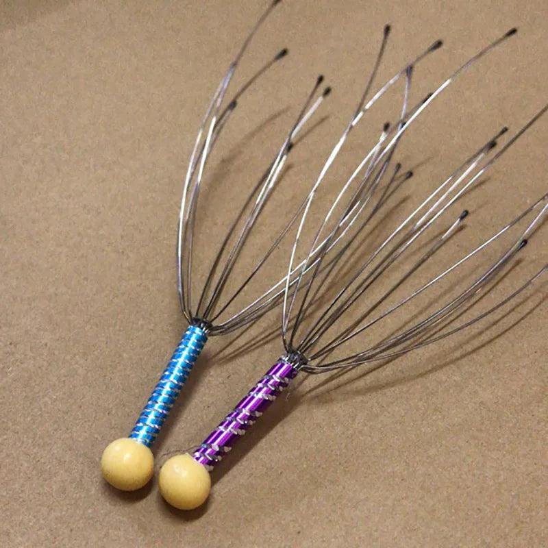 Octopus Scalp Massager – Stainless Steel Head Scratcher Claw
