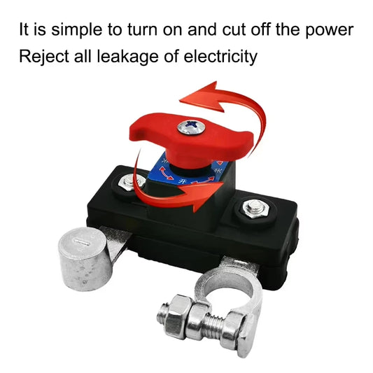 Car Battery Cut Off Switch Disconnect Automatic Circuit Breaker Anti-Power Off Leakage Protector Universal Auto Parts 12V/24V ﻿ Peaceful Pleasures Health and Wellness
