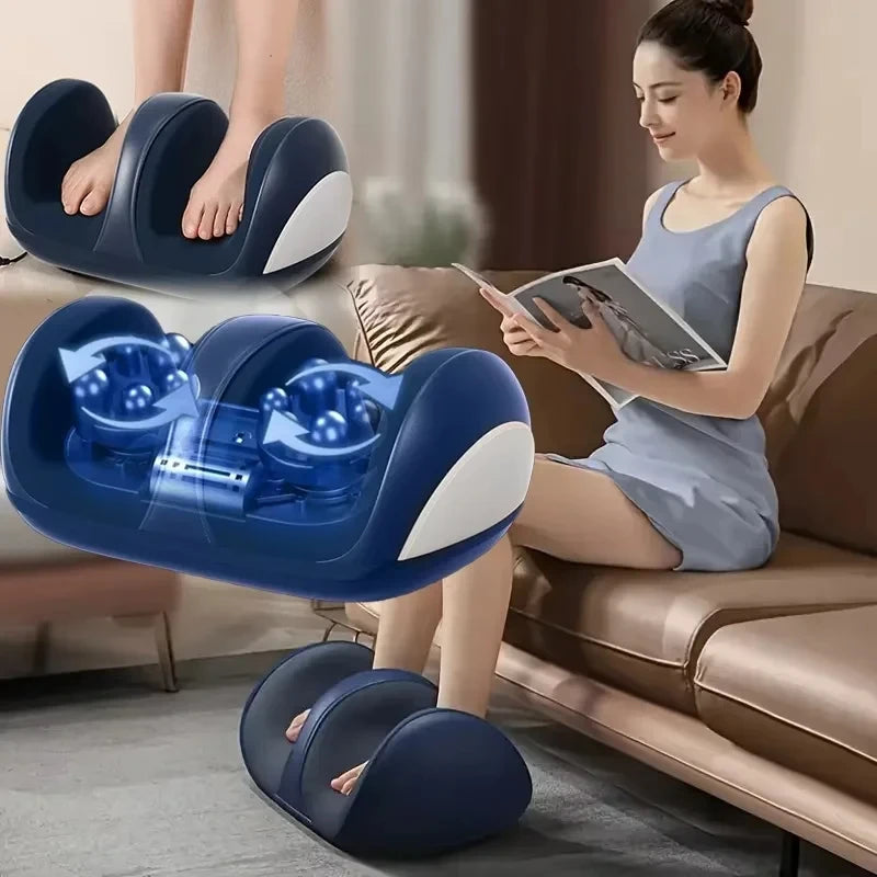 HOMEFISH Electric Foot & Leg Massager – Large Shiatsu Device