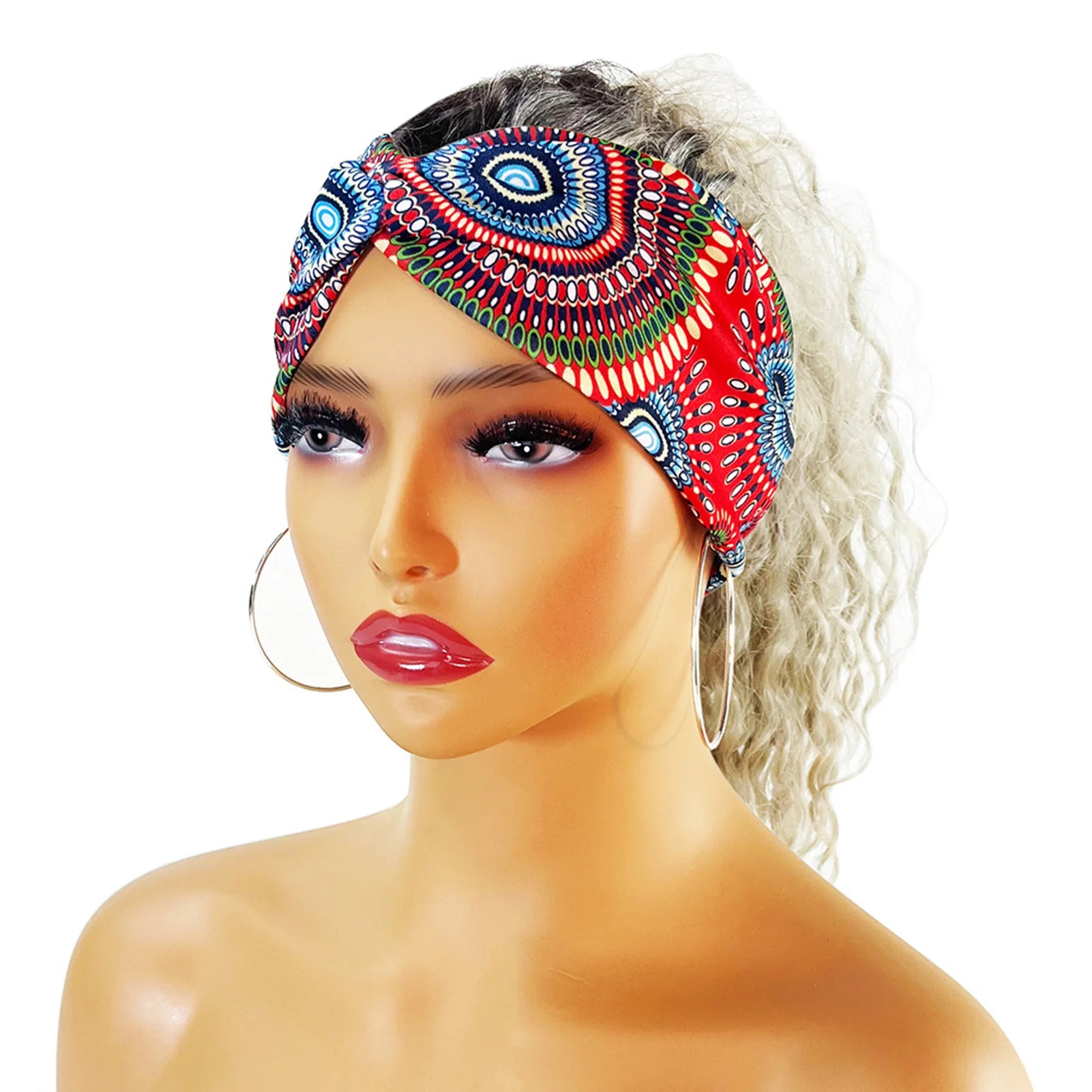 Women's Elastic Sports Headbands Running Fitness Headband Twisted Design Hairband for Workout Gym Yoga Hair Band Peaceful Pleasures Health and Wellness