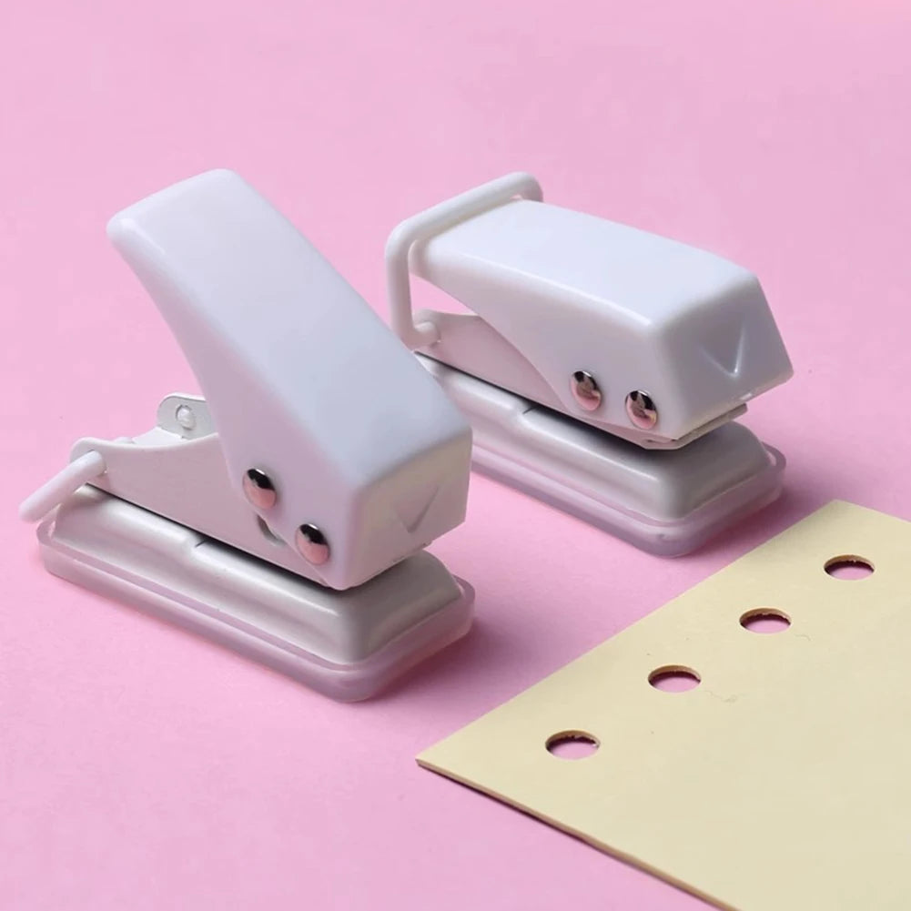 Mini Portable Handheld Puncher DIY Single Hole Paper Hole Punch Tool For Kids Multipurpose Efficient Papers Hole Punch Tool Peaceful Pleasures Health and Wellness