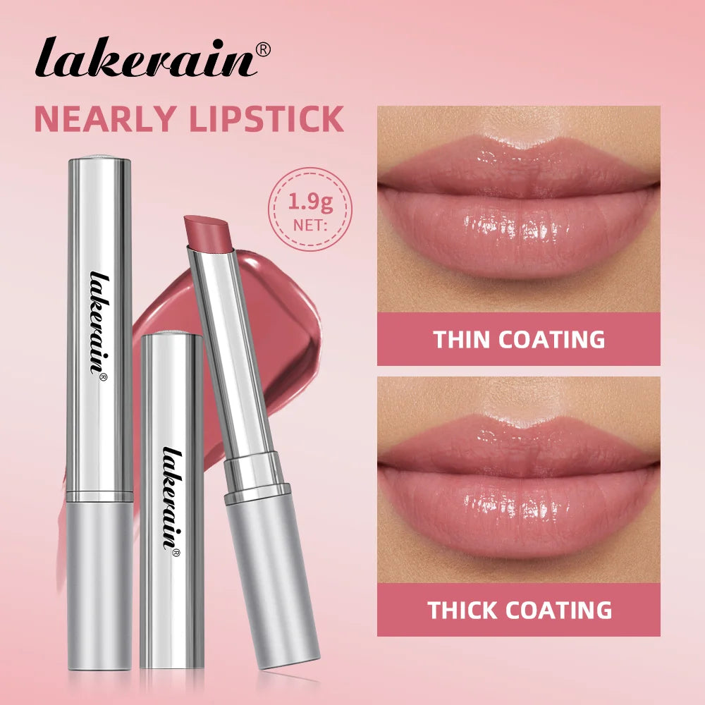 Lakerain Nearly Lipstick Colorless Lip Balm Long Lasting Hygienic Moisturizing Lips Plumper Nourish Makeup Lip Care Cosmetics Peaceful Pleasures Health and Wellness