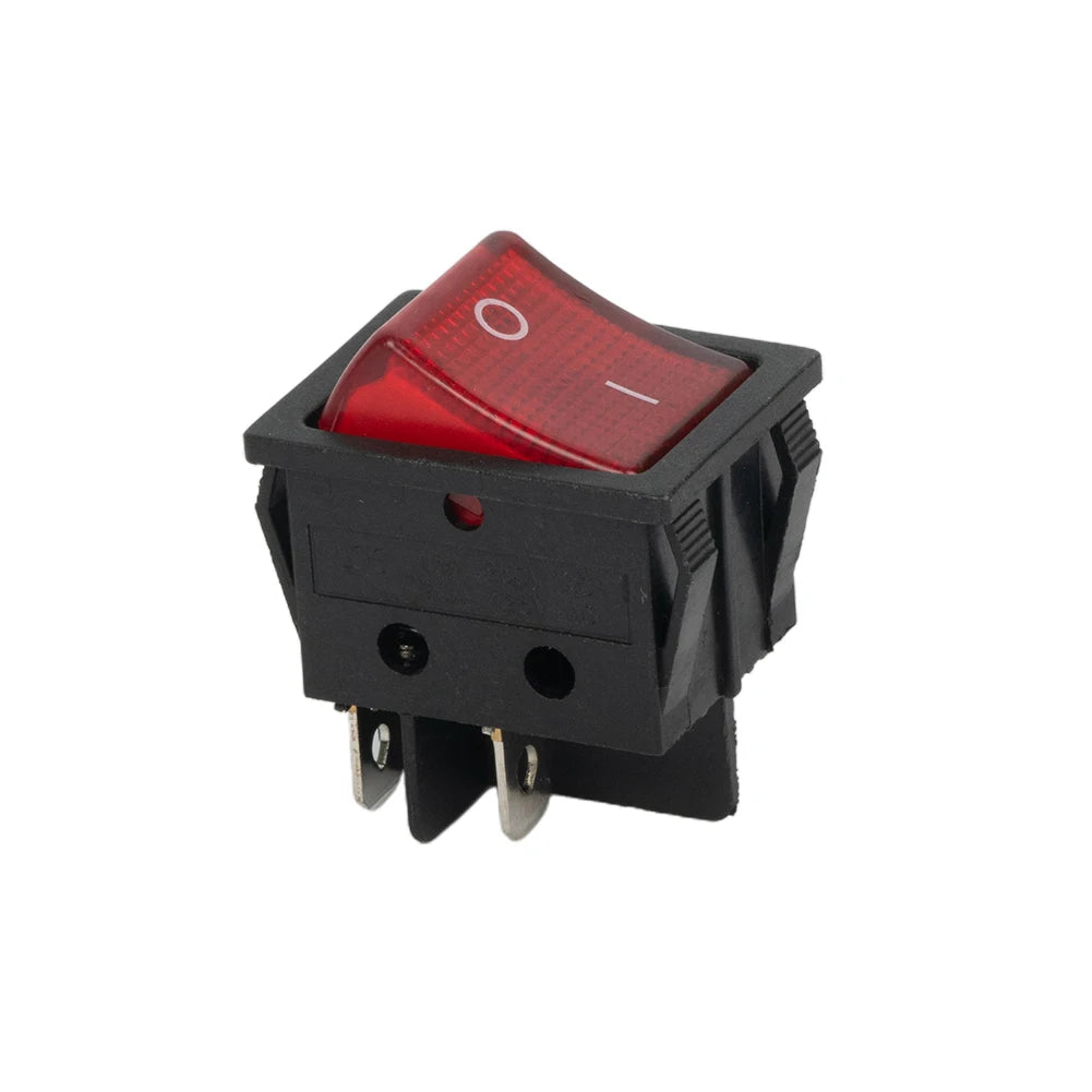 Rocker Switch RED 2 Position 4 Pins POWER PUMP OFF Illuminated