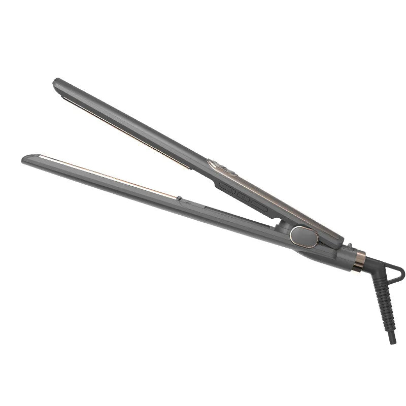 Electric Hair Straightener Dual-Use Straightening/Curling Iron Negative Ion Technology Tourmaline Ceramic 40W Does Hair Peaceful Pleasures Health and Wellness