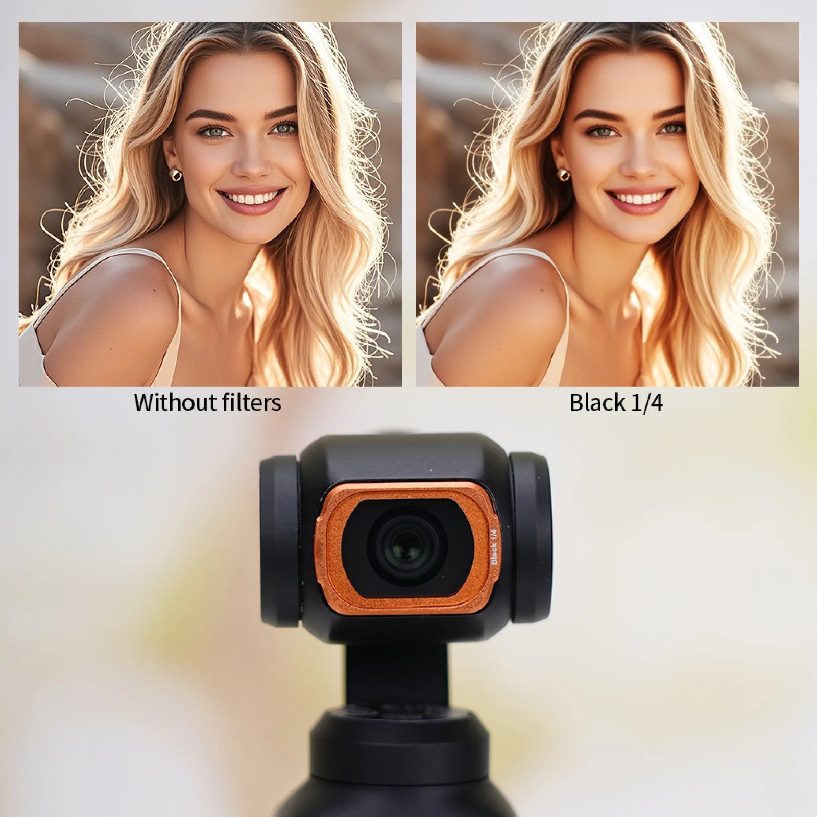 For DJI Pocket 4 Filter Kit Aviation Aluminum Nano Coating 99% Transmittance Optical Glass Ultra Lightweight Gimbal Friendly Peaceful Pleasures Health and Wellness