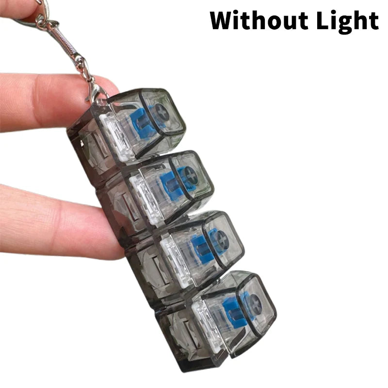 LED Mechanical Key Switch Tester – Fidget Toy 4/9 Keys
