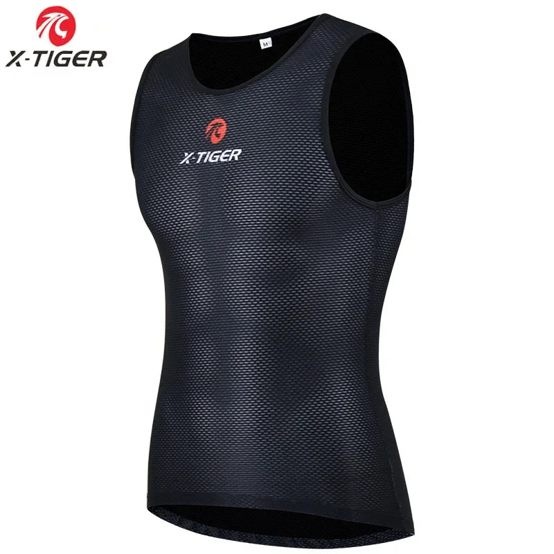 X-TIGER Men's Breathable Mesh Cycling Vest | Quick Dry MTB Jersey