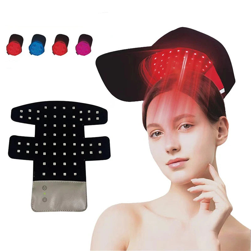 Red Light Therapy For Hair Fast Growth Cap Red&Infrared Light Therapy Device For Hair Loss Treatment With USB Charging Anti-hair Peaceful Pleasures Health and Wellness