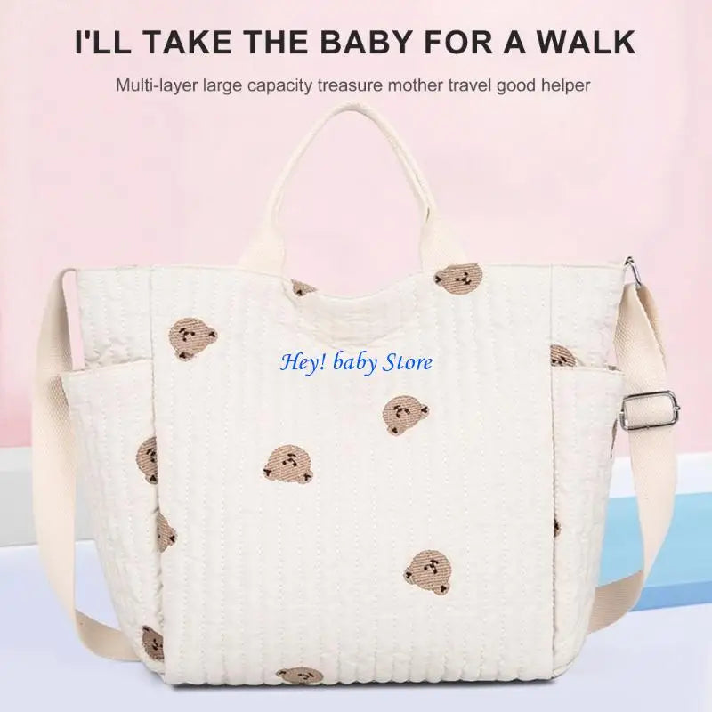 Large Capacity Diaper Bag | Mom Crossbody Shoulder Bag