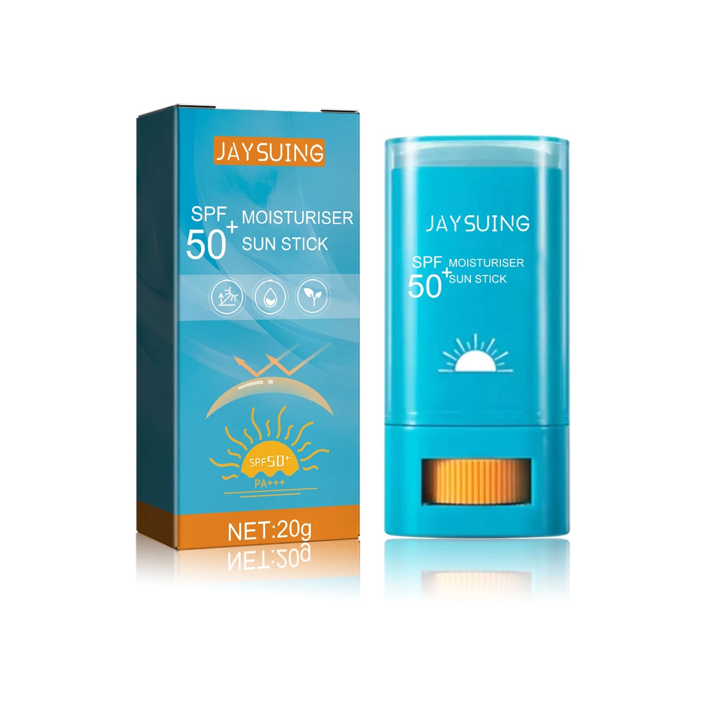 Body Sunscreen Cream Stick Spf50 Antioxidant Prevent Sunburn Moisturizing Skin Sweatproof Brightening Resist UV Rays Serum Stick Peaceful Pleasures Health and Wellness 20g 20g