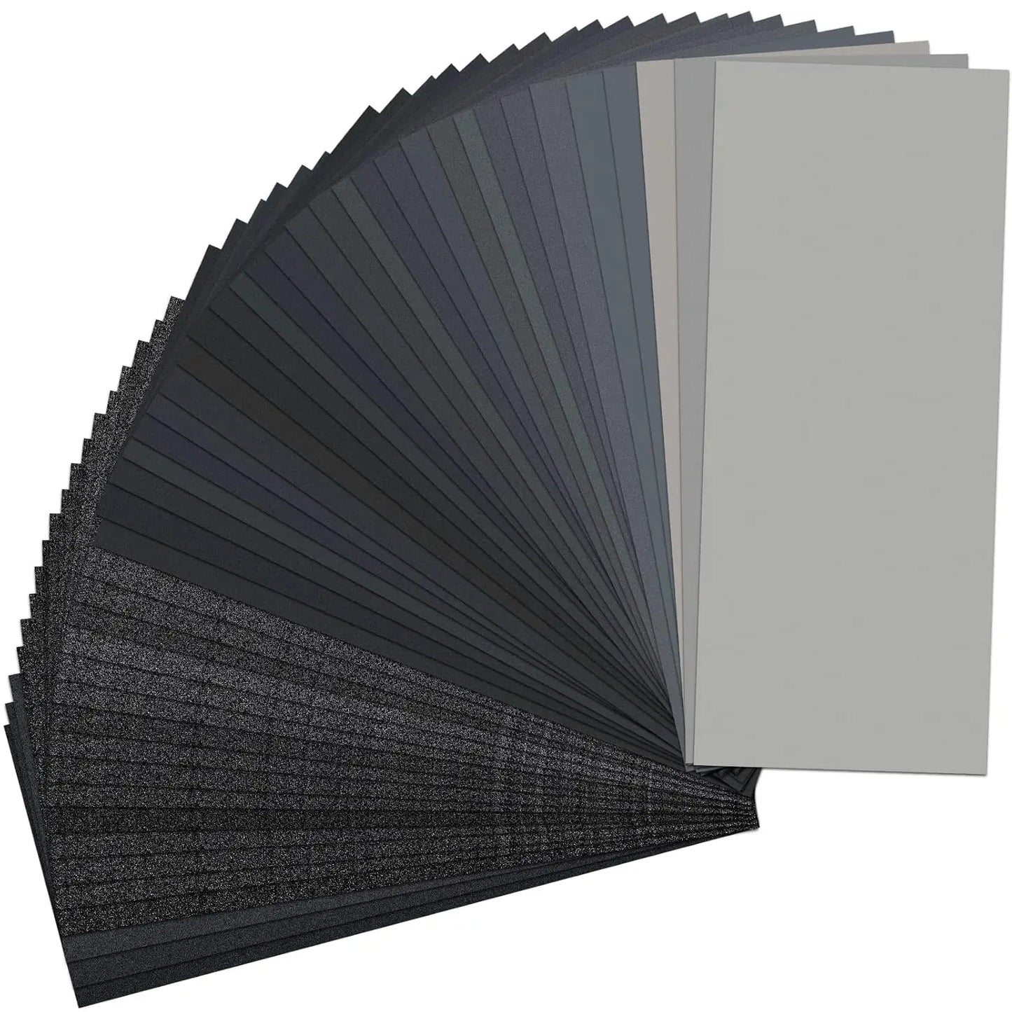42-Pc Dry Wet Sandpaper Set 120–3000 Grit | Car & Wood