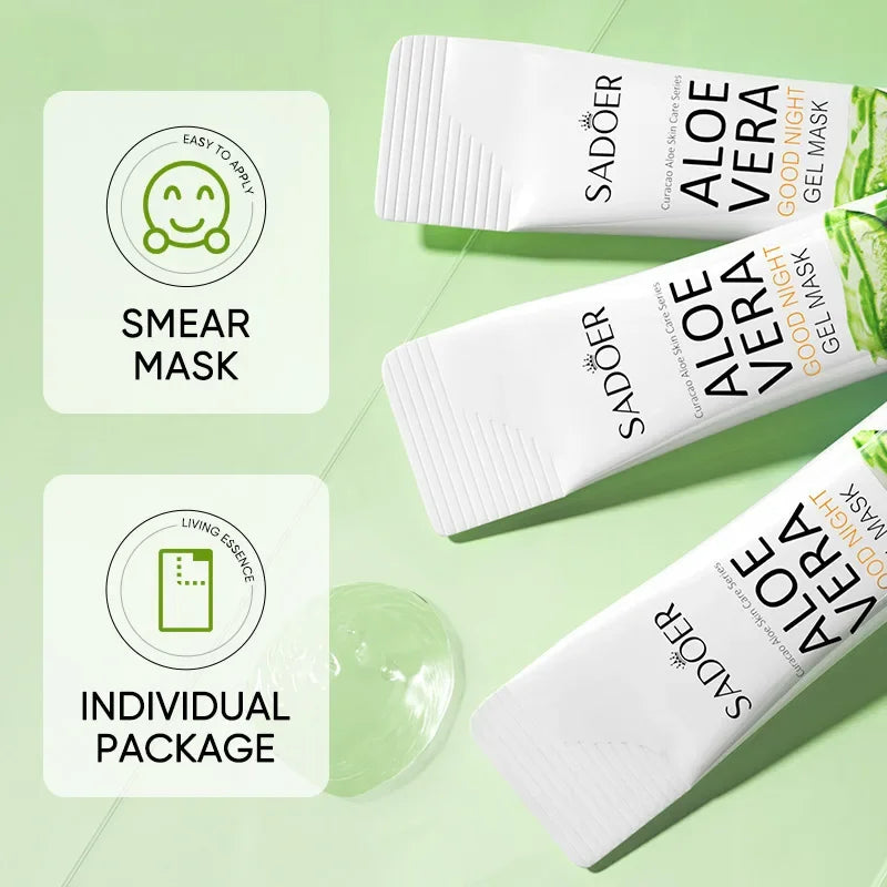 Sadoer Aloe Vera Overnight Sleeping Face Mask – 20 Pcs