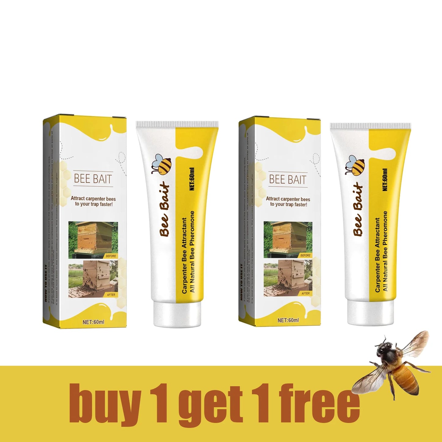 Bee Swarm Attractant Bait – Queen Pheromone Lure 60ml