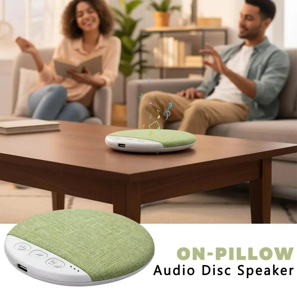 Mini Bluetooth Pillow Speaker – White Noise & HiFi Sleep Timer