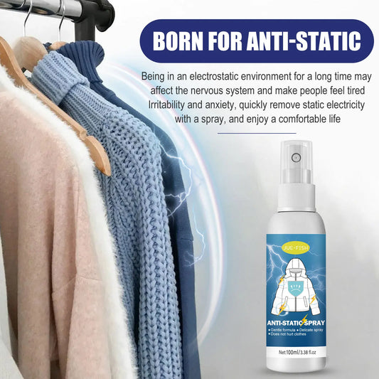 Jue Fish Anti-Static Spray 100ml – Clothes, Hair & Home Anti-Static Spray Peaceful Pleasures Health and Wellness
