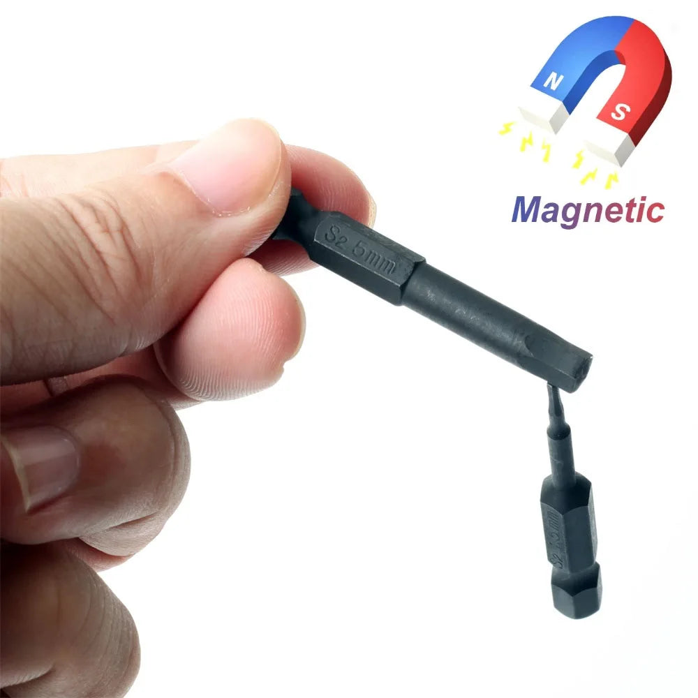 10-Pc Magnetic Hex Bit Set | SAE & Metric Allen Wrench Bits Peaceful Pleasures Health and Wellness