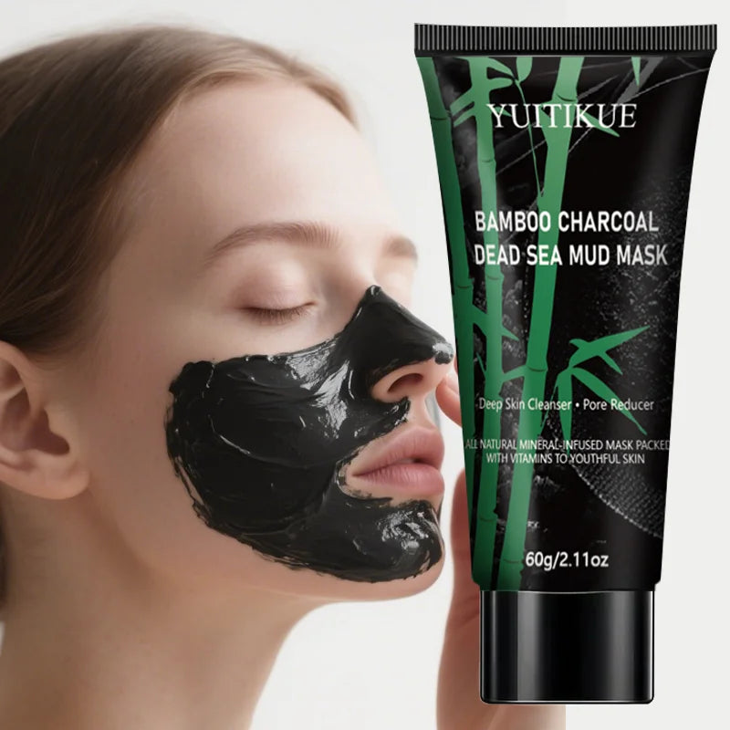 Bamboo Charcoal Dead Sea Mud Mask 60g – Deep Pore Cleanser