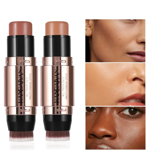 HANDAIYAN Double-Ended Highlighter & Contour Stick | Waterproof Highlighter Contour Stick Oasis Select