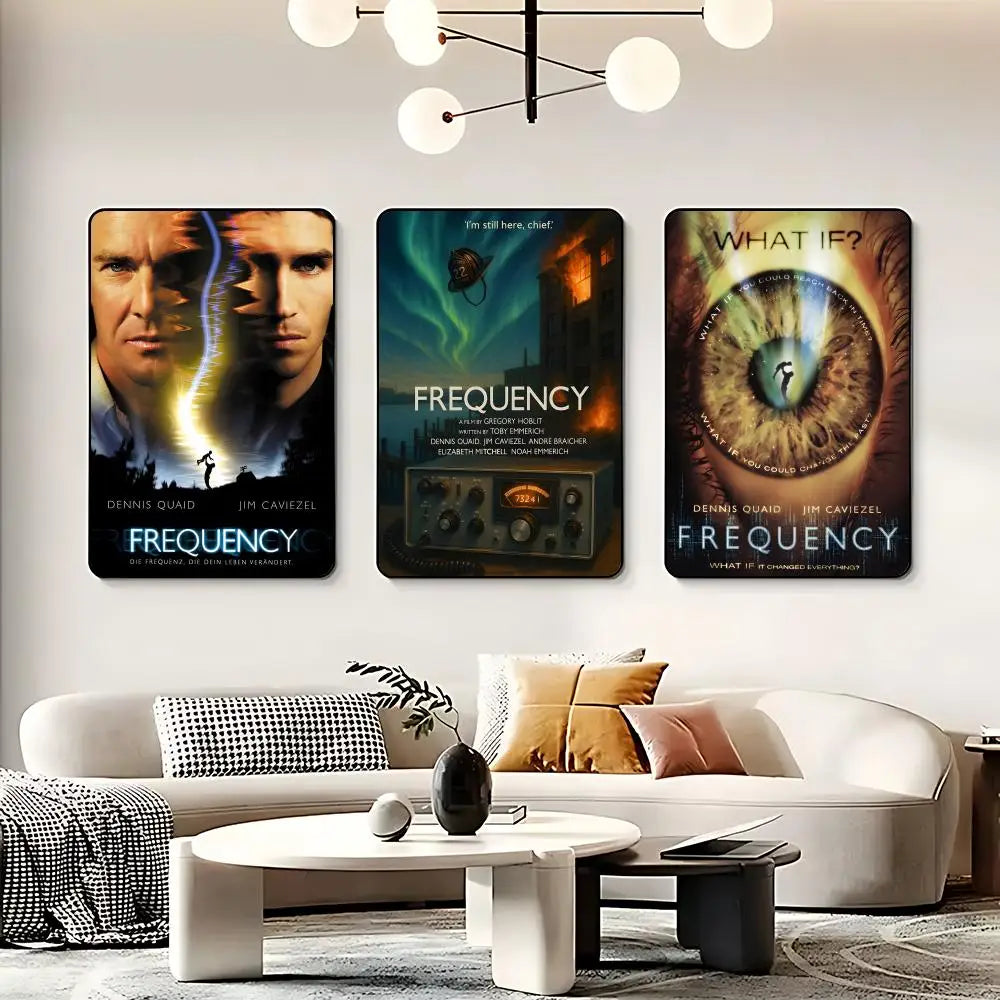 Movie Frequency Poster – HD Self-Adhesive Waterproof Wall Art Wall Art Poster Peaceful Pleasures Health and Wellness