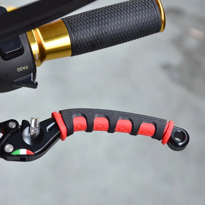 Motorcycle Rubber Handle Grip Cover – Anti-Slip Clutch & Gear