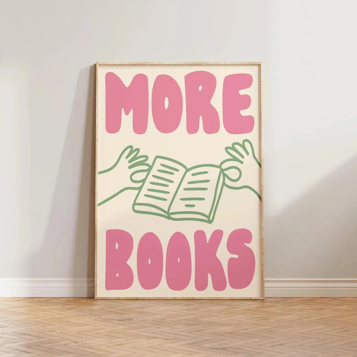 Read More Books Abstract Canvas Wall Art Print | Unframed