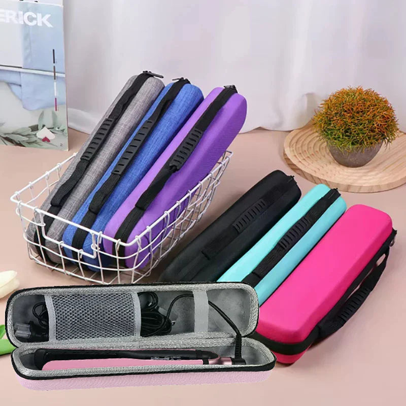 Portable Storage Bag For Hair Straighteners Curling Irons Hair Rollers Eva Hair Straightener Storage Bag Travel Carrying Case Peaceful Pleasures Health and Wellness