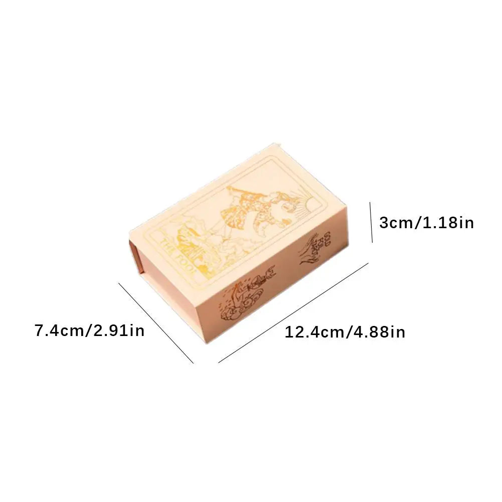 Rose Gold Tarot Cards 78-Card Waterproof Deck & Gift Box