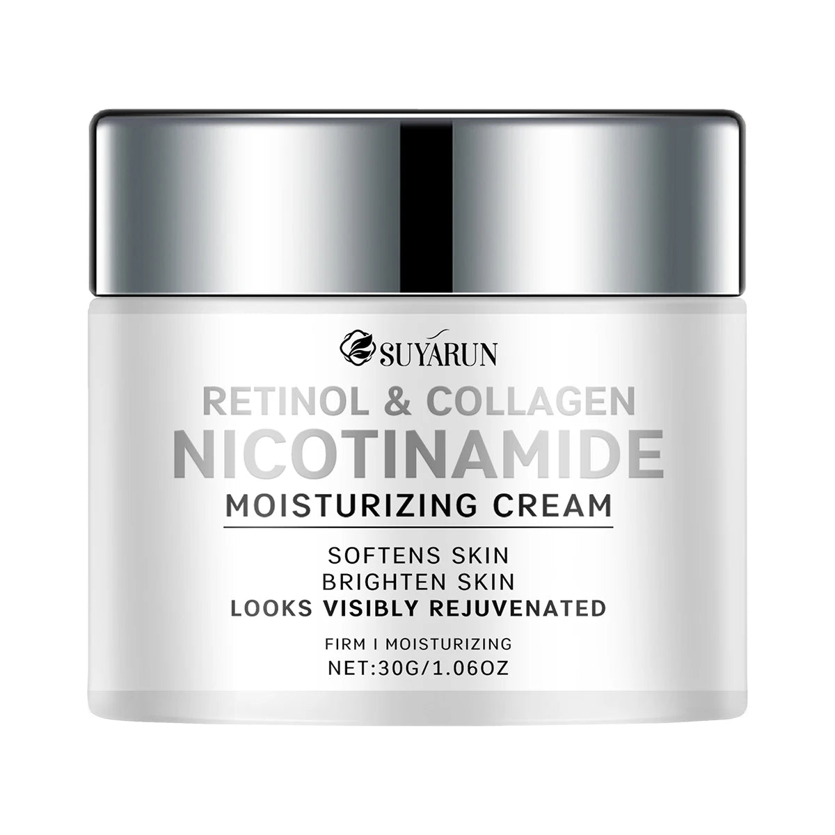 SUYARUN Retinol Collagen Anti-Aging Face Cream - Wrinkle Reduction & Firming Moisturizer with Hyaluronic Acid. Peaceful Pleasures Health and Wellness 30g