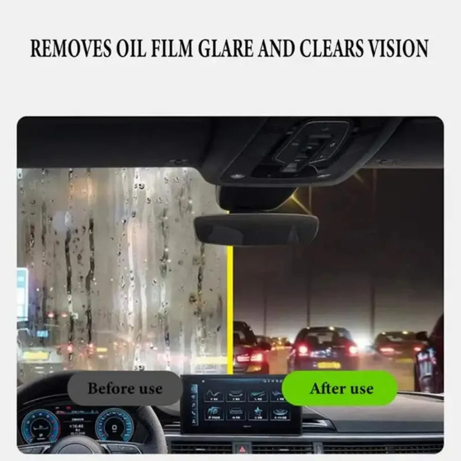 Car Windshield Oil Film Remover Sponge Cleaning Brush