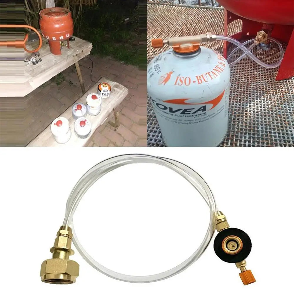 Propane Refill Adapter for Camping Gas Stove Canister Gas Refill Adapter Peaceful Pleasures Health and Wellness