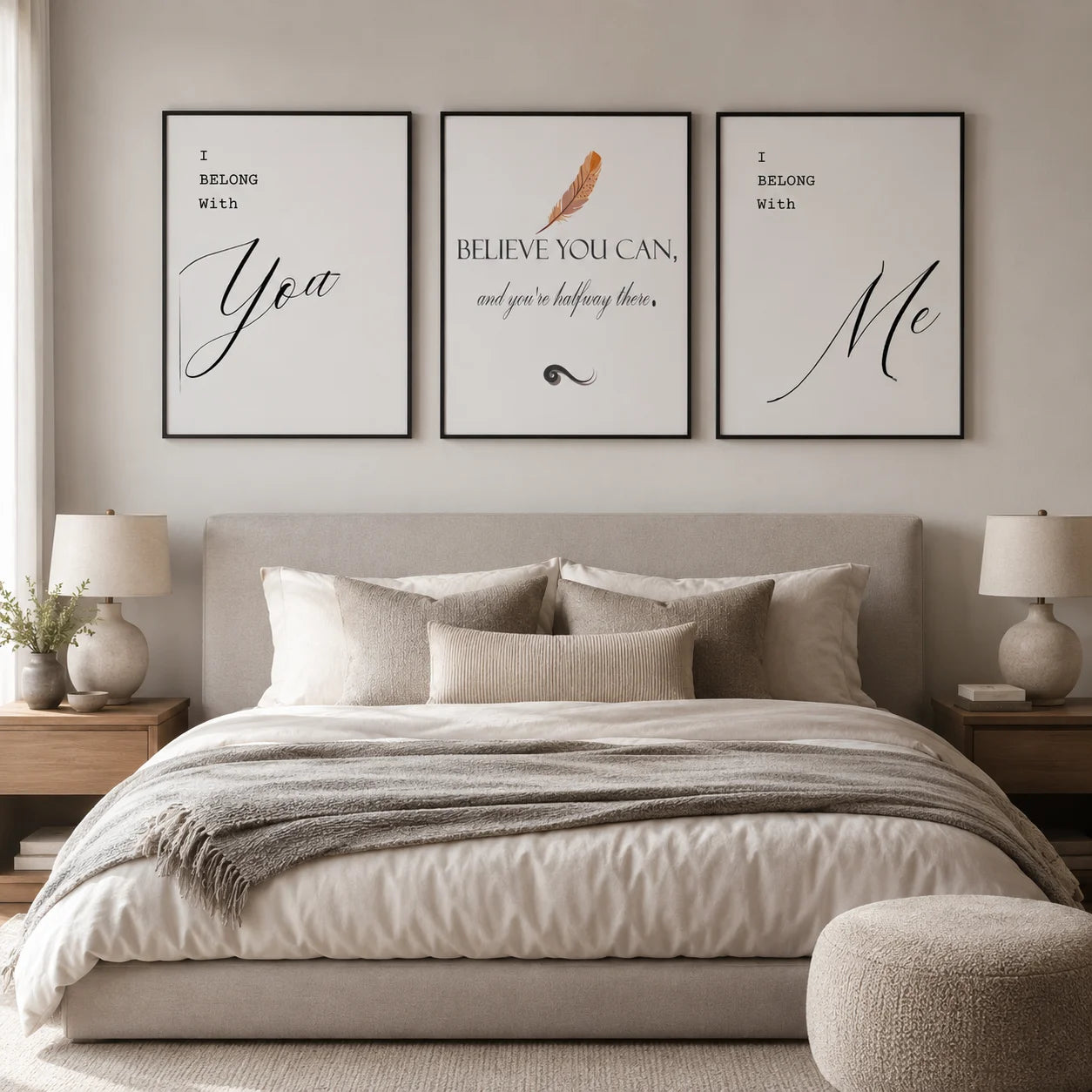 Nordic Inspirational Quote Canvas Wall Art | Minimalist Poster Canvas Wall Art Peaceful Pleasures Health and Wellness