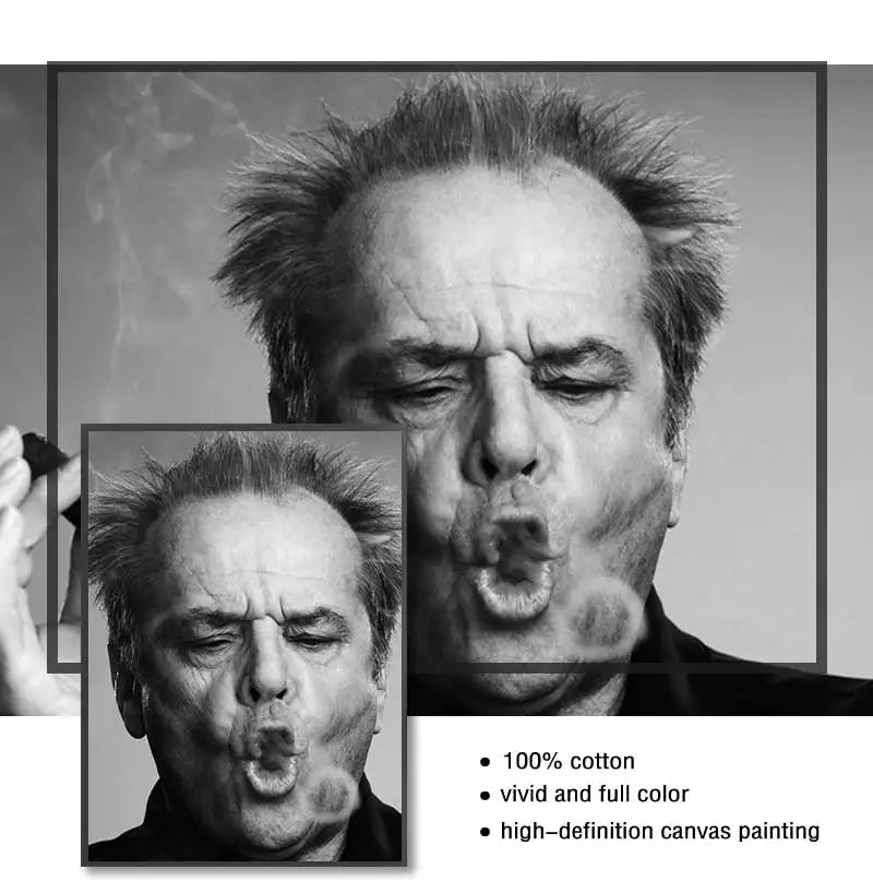 Jack Patrick photo wall pictures, art decoration, cigar poster, prints, black and white canvas paintings Peaceful Pleasures Health and Wellness