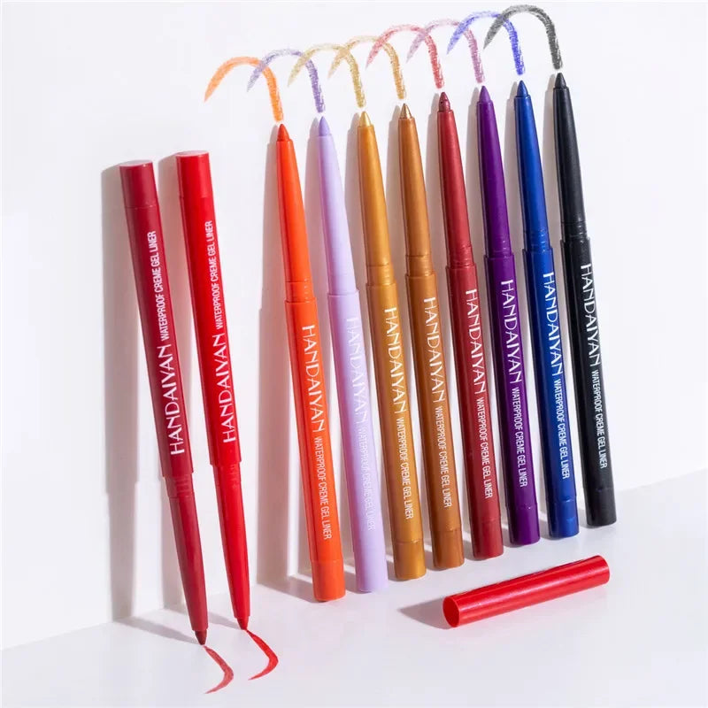 Handaiyan 20-Color Waterproof Matte Gel Eyeliner Pencil
