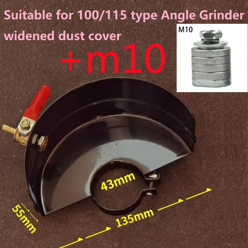 M10 M14 Angle Grinder Grooving Machine Adapter | 100/125 Type Peaceful Pleasures Health and Wellness 135x43mm m10