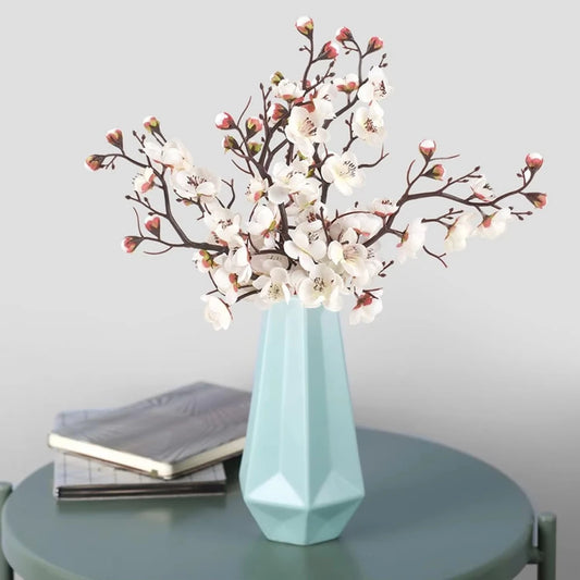 Silk Plum Blossom Branch | Artificial Flower Wedding & Home Decor Artificial Flower Branch Peaceful Pleasures Health and Wellness