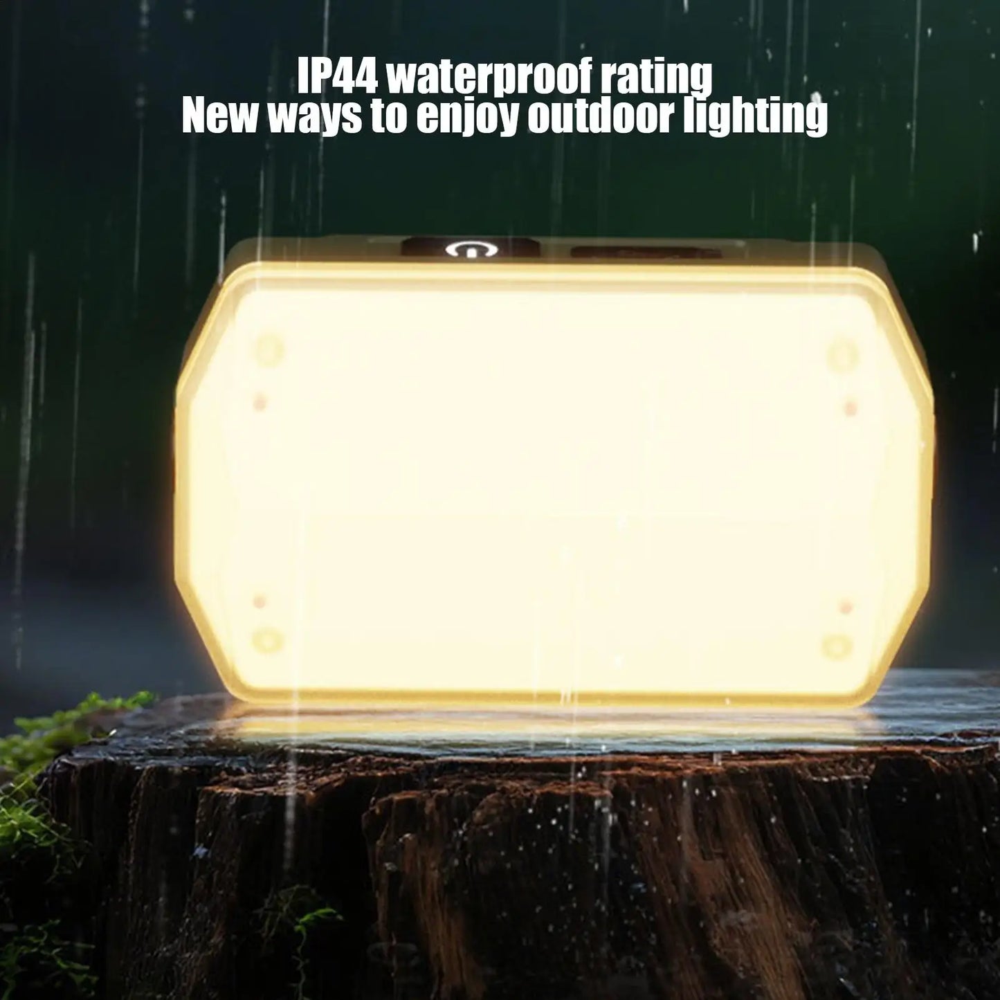 Camping Lantern LED Magnetic Spotlight Waterproof Stepless Dimming Work Camping Lights For Hiking Fishing Tent Outdoor Power Peaceful Pleasures Health and Wellness