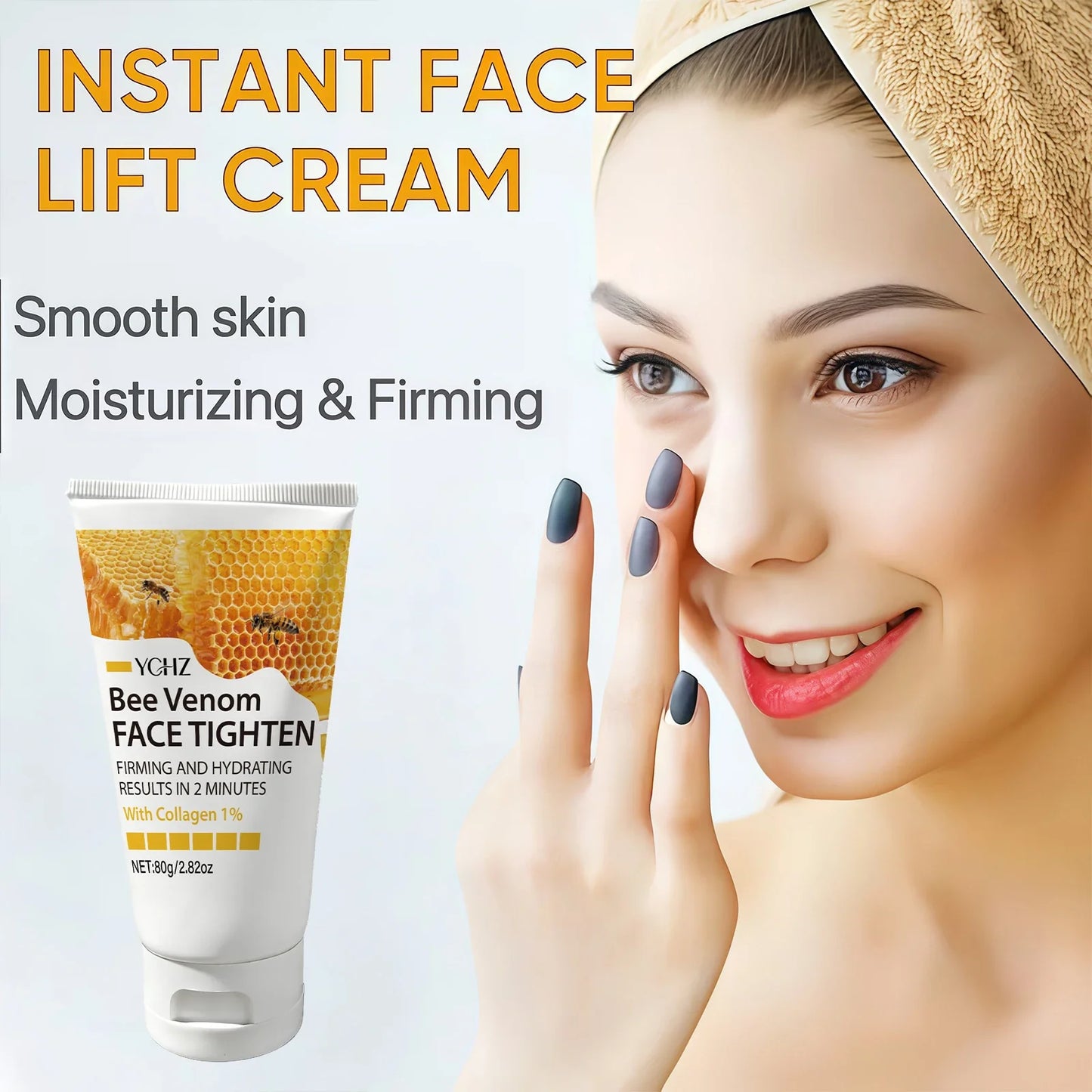 YCHZ Bee Venom Brightening Cream 80g – Firming Anti-Aging