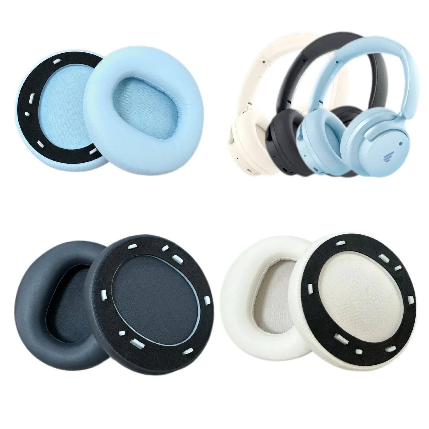 1 Pair High Quality Earpads Suitable For EDIFIER Fit900NB Headphone Cover Sponge Cover Ear Cover Design For Comfort And Style Peaceful Pleasures Health and Wellness