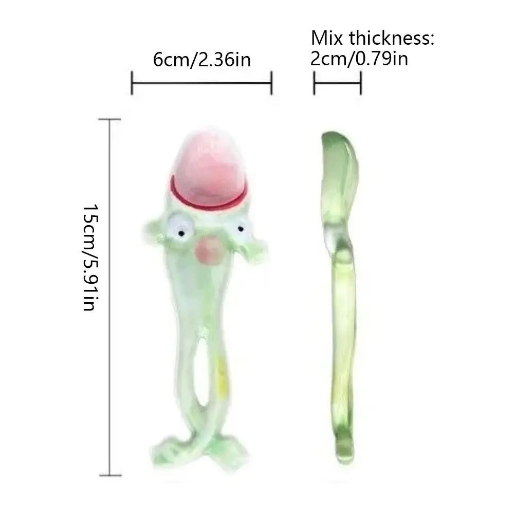 Frog Spoon Creative Ceramic Long-handled Household Ugly Cute Toad Scoop for Eating Drinking Soup and Desserts Funny Cute Spoon Peaceful Pleasures Health and Wellness