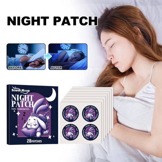 28-Pack Natural Sleep Aid Patches – Calm & Deep Sleep Support Sleep Aid Patch Peaceful Pleasures Health and Wellness