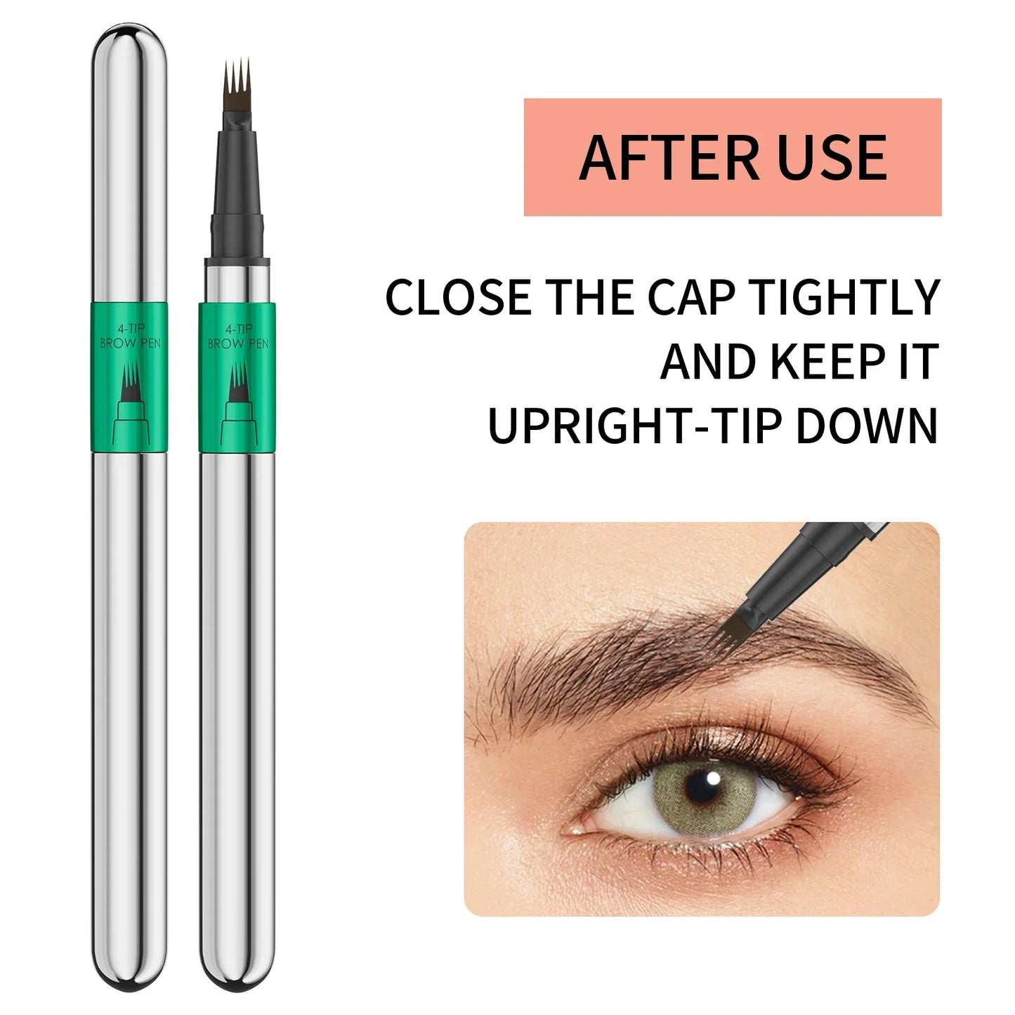 Hellokiss Waterproof Microblading Eyebrow Pen | 4-Tip, 5 Colors