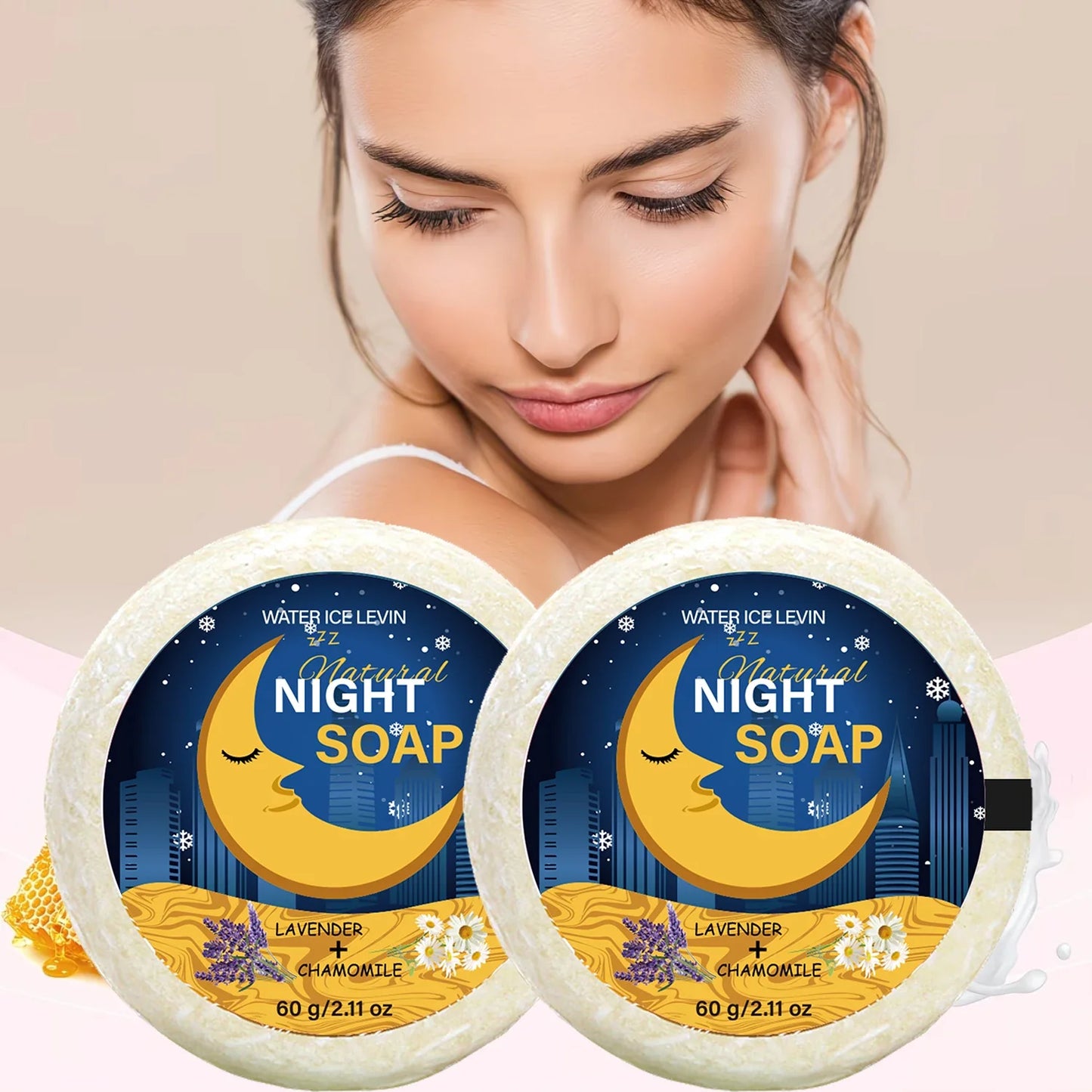 Niacinamide Night Bath Soap – Hydrating Herbal Bar
